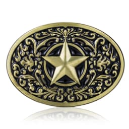 Western Cowboy Relief Belt Buckle Metal Multiple Type Personality Rock Belt Link Buckle Unisex Belt Buckle DIY Supplies