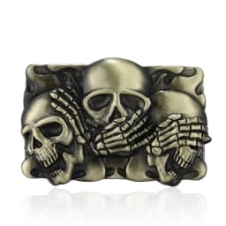 Western Cowboy Relief Belt Buckle Metal Multiple Type Personality Rock Belt Link Buckle Unisex Belt Buckle DIY Supplies