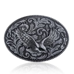Western Cowboy Relief Belt Buckle Metal Multiple Type Personality Rock Belt Link Buckle Unisex Belt Buckle DIY Supplies