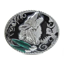 Western Cowboy Relief Belt Buckle Metal Multiple Type Personality Rock Belt Link Buckle Unisex Belt Buckle DIY Supplies