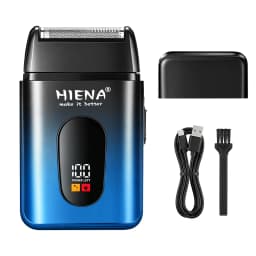 HIENA Shaving Machine Men Electric Shaver Hair Clipper Rechargeable Metal Housing Pro Electric Shaver for Men Electric Home