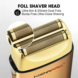 HIENA Shaving Machine Men Electric Shaver Hair Clipper Rechargeable Metal Housing Pro Electric Shaver for Men Electric Home