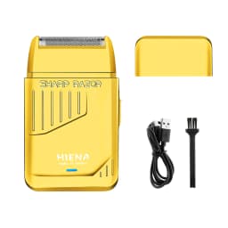 HIENA Shaving Machine Men Electric Shaver Hair Clipper Rechargeable Metal Housing Pro Electric Shaver for Men Electric Home