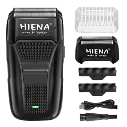 HIENA Shaving Machine Men Electric Shaver Hair Clipper Rechargeable Metal Housing Pro Electric Shaver for Men Electric Home