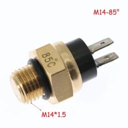 M14 Electric Radiator Coolant Temperature Thermostat Switch Temp Sensor 65/75/80℃ For ATV Quad Motorcycle Accessories