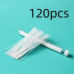 120/60pcs Ear Piercing Cleaning Effective Ear Hole Cleaner Tool Disposable Earrings Hole Clean Paper Line for Removing Dirt Odor