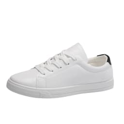 Women Sneakers Breathable Students Casual Sports Shoes Girl Flat Leather Pu White Shoes Woman Vulcanize Shoes