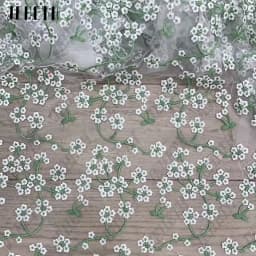 JEHETH Embroidered Lace Prom Dresses Pockets Green Puff Sleeves Cherries Tulle A-Line Pastrol Party Gowns Ankle Length Custom