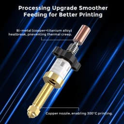 For Creality Ender 3 V3 KE Hotend Kit Ceramic Heating Block Nozzle 300°C 60W Fast Heating High Thermal Conductivity Ceramics