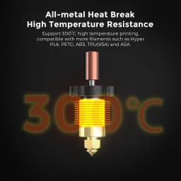 For Creality Ender 3 V3 KE Hotend Kit Ceramic Heating Block Nozzle 300°C 60W Fast Heating High Thermal Conductivity Ceramics