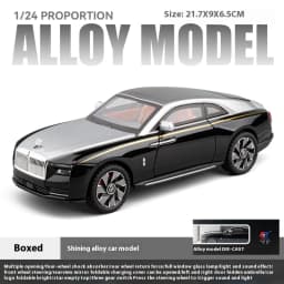 1:24 Rolls Royce Spectre Alloy Diecast Model Car Sound & Light Collection Gifts Christmas Present For Boyfriend Birthday Gifts