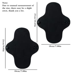 3pcs Full Cotton Hot Pressing Mama Cloth Night Long Sanitary Pads Washable Sanitary Napkins Reusable Panty Liners for Female