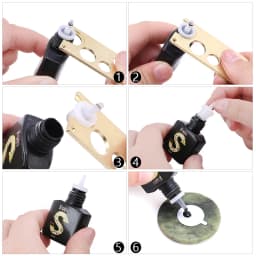 Hot Stainless steel Caps Opener for Universal Eyelash Glue Replacement Bottle Mouth Head Anti-blocking Lash Makeup Tools