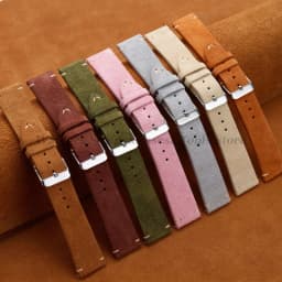 Soft Suede Watch Strap 18mm 20mm 22mm for Huawei Watch Gt3/Gt4 Quick Release Bracelet 14mm 16mm for Women Men Calfskin Wristband