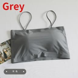 Comfortable Waist Beauty Back Wrap Chest Tube Top Girl No Steel Ring Camisole Bra Underwear New Female Simple Beauty Back