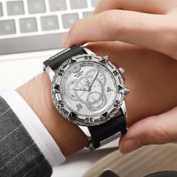 Men’s Watch Fashion Silicone Band Analog Quartz Wrist Watch Man Sports Watches