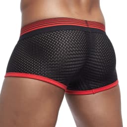 Sexy Men Underwear Boxer Shorts New Trunks Mens Boxershorts Underware Boxers Funny Low Waist Nylon Mesh Breathable Quick Drying