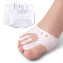 2pieces=1pair Gel Silicone Bunion Corrector Toe Separators Forefoot Pads Orthopedic Braces Orthotic Hallux Valgus Spacers