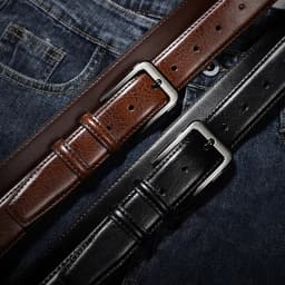 Men's Genuine Leather Needle Buckle Belt Youth Student Korean Versatile Casual Belt Korean Fashion Belt