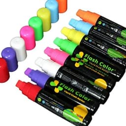 8 Color/set LED Highlighter Fluorescent Marker Pens Erasable Chalk 5/6/8/10mm Stationery For LED Writing Board Painting Graffit