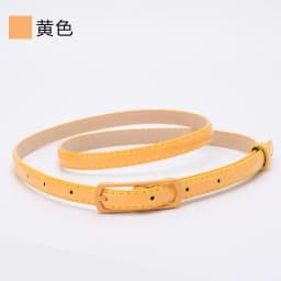 Ladies Fine Belt Japanese Word Buckle PU Belt Ladies Fashion Belt Thin Waist Skirt