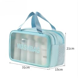 Wet-Dry Separation Makeup Bag Portable Toiletry Bag Travel Essentials Large Capacity Storage Bag Fitness Swimming Essentials