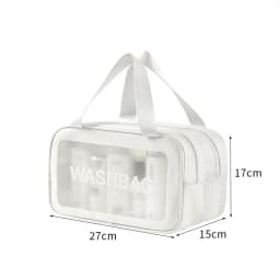 Wet-Dry Separation Makeup Bag Portable Toiletry Bag Travel Essentials Large Capacity Storage Bag Fitness Swimming Essentials
