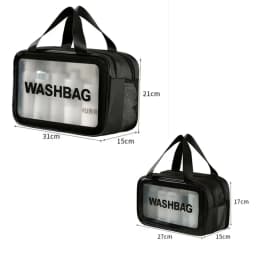 Wet-Dry Separation Makeup Bag Portable Toiletry Bag Travel Essentials Large Capacity Storage Bag Fitness Swimming Essentials
