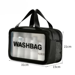 Wet-Dry Separation Makeup Bag Portable Toiletry Bag Travel Essentials Large Capacity Storage Bag Fitness Swimming Essentials