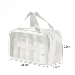 Wet-Dry Separation Makeup Bag Portable Toiletry Bag Travel Essentials Large Capacity Storage Bag Fitness Swimming Essentials