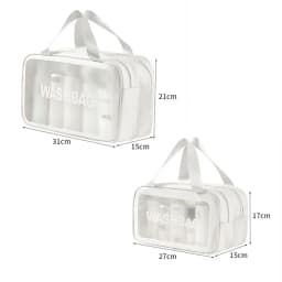 Wet-Dry Separation Makeup Bag Portable Toiletry Bag Travel Essentials Large Capacity Storage Bag Fitness Swimming Essentials
