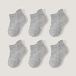 6 Pairs Kids Socks For Toddler Baby Boys Girls White Ankle Socks