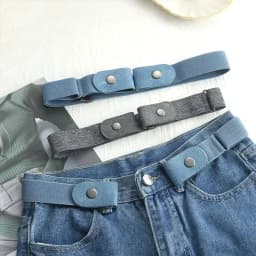 2024 Canvas Adjustable Elastic Waist Band Invisible Belt Buckle-Free Belts for Women Men Jean Pants Dress No Buckle Easy To Wear