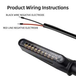 4Pcs Motorcycle Flash Flowing Turn Signal Light High Brightness CSP 2835 SMD Motorcycle Turn Signal Warning Lamp 12V Universal