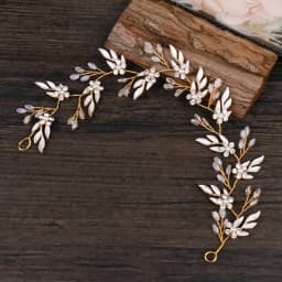 2020 Wedding Hair Accessories Crystal Pearl Headband tiara Flower Headpiece Hair Vine Women Hair Jewelry Bridal Hair Accessories