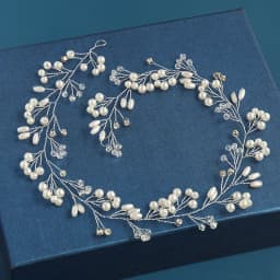 2020 Wedding Hair Accessories Crystal Pearl Headband tiara Flower Headpiece Hair Vine Women Hair Jewelry Bridal Hair Accessories