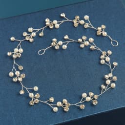 2020 Wedding Hair Accessories Crystal Pearl Headband tiara Flower Headpiece Hair Vine Women Hair Jewelry Bridal Hair Accessories