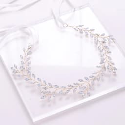 2020 Wedding Hair Accessories Crystal Pearl Headband tiara Flower Headpiece Hair Vine Women Hair Jewelry Bridal Hair Accessories
