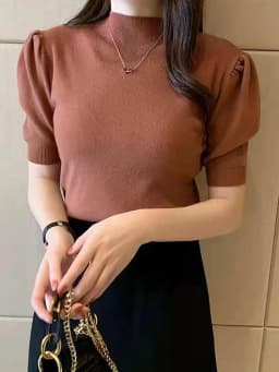 Blusas Mujer De Moda 2023 Verano Short Sleeve White Knitted Sweater Women Pullovers Women Tops Knit Women Sweater Sweaters G03