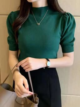 Blusas Mujer De Moda 2023 Verano Short Sleeve White Knitted Sweater Women Pullovers Women Tops Knit Women Sweater Sweaters G03