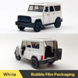 1:36 Alloy Vintage Diecast Cute Cartoon Van Classic Car Model Pull Back Car Model Miniature Vehicle Replica For Collection Gift