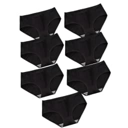 7Pcs/Set Women Cotton Ribbed Panties Mid-Rise Briefs with Bow Detail Comfort Breathable Underwear Sexy Lingerie Intimates M-XL