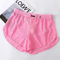 Breathable Mesh Boxers for Men - Loose-Fit Athletic Underwear with Enhancing Pouch Arrow Shorts