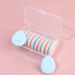 5/10Pcs Mini Finger Puff Foundation Small Air Cushion Powder Sponge Face Concealer BB Cream Cosmetic Applicator Makeup Tools