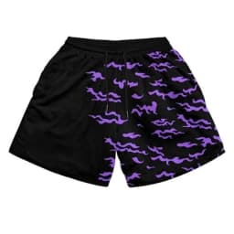Anime Men's Gym Shorts 3D Printed Shorts Quick Dry Mesh Casual Board Shorts for Summer to Jogging Fitness Basketball