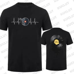 Music Lover Tee Shirts for Men Women DJ Music Gifts Clothing Phonograph Record Print Funny Tshirt T-Shirt Tee Shirt for Men