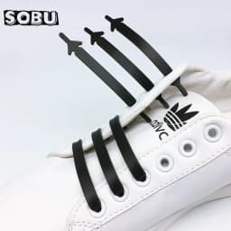 NEW 12pcs/lot Silicone Shoelaces No Tie Elastic Shoe Laces Special Shoestrings for Kid/Adult Lacing Rubber Sneakers Shoe Lace