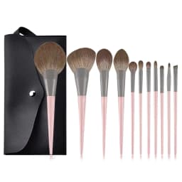 12pcs Makeup Brush Kit Soft Synthetic Hair Make Up Brushes Foundation Blush Eyeshadow Cosmetic Makeup Tools