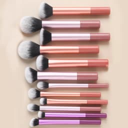 12pcs Makeup Brush Kit Soft Synthetic Hair Make Up Brushes Foundation Blush Eyeshadow Cosmetic Makeup Tools