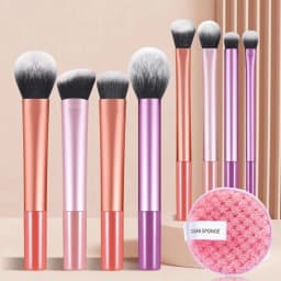 12pcs Makeup Brush Kit Soft Synthetic Hair Make Up Brushes Foundation Blush Eyeshadow Cosmetic Makeup Tools